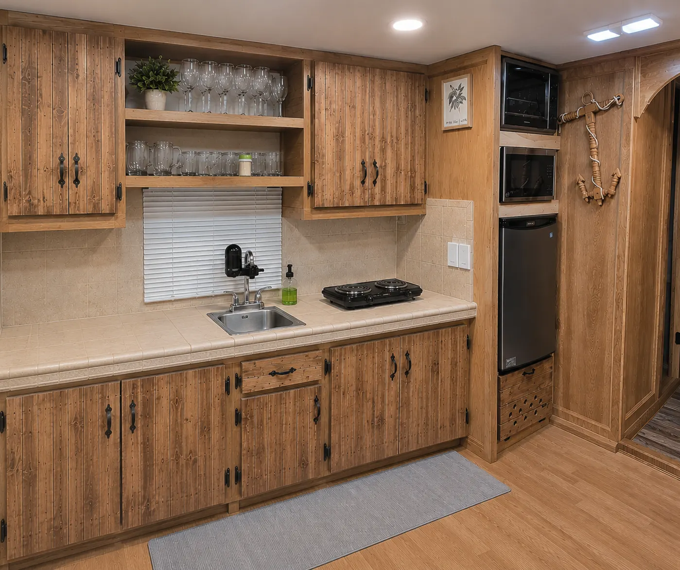 Equipped kitchen